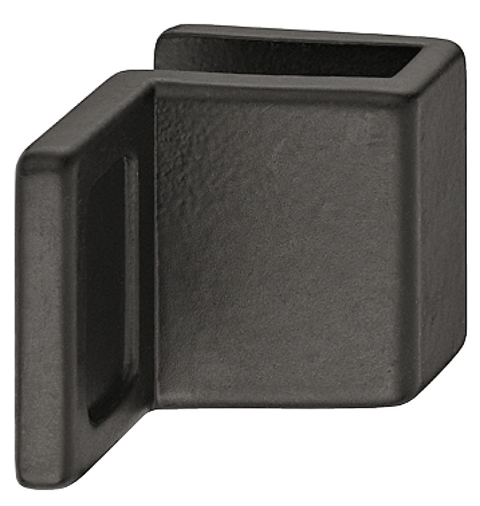 Dorezë xhami , e zezë 28x20x20mm