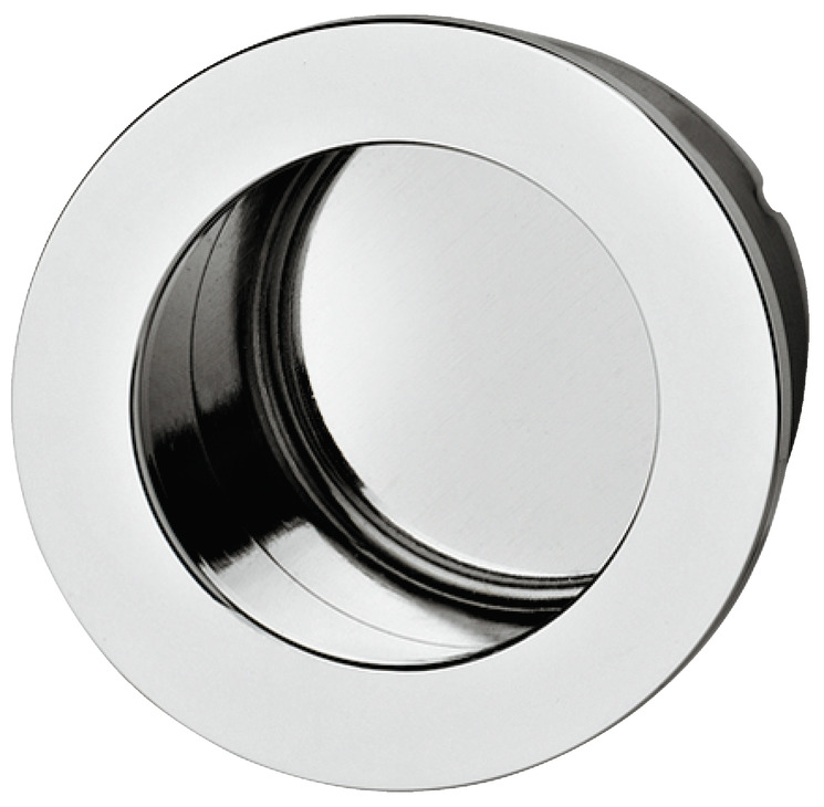 Dorezë rrumbullake ngjyrë chrome për dyer rrëshqitëse 40 mm