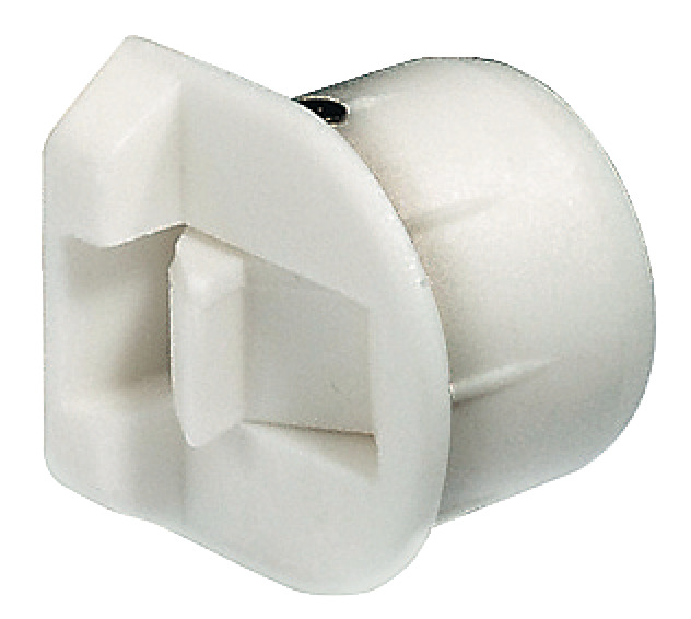 Glass Door Catch Pl.White