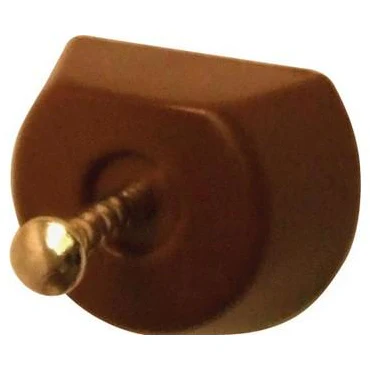 Mbajtës rafti ngjyrë kafe (polica) me baski 12 mm