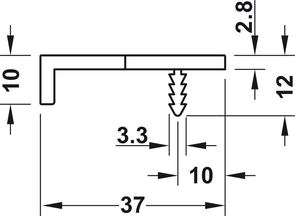 Griff-Profilleiste-korpusbreiter-griff-Aluminium-schwarz-eloxiert-3