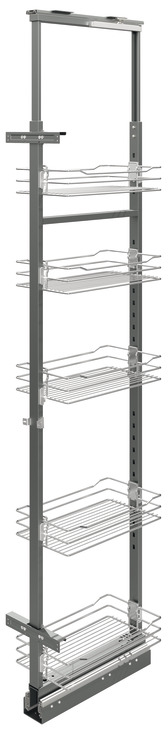 Hochschrank Frontauszug Hafele mit korben zur montage