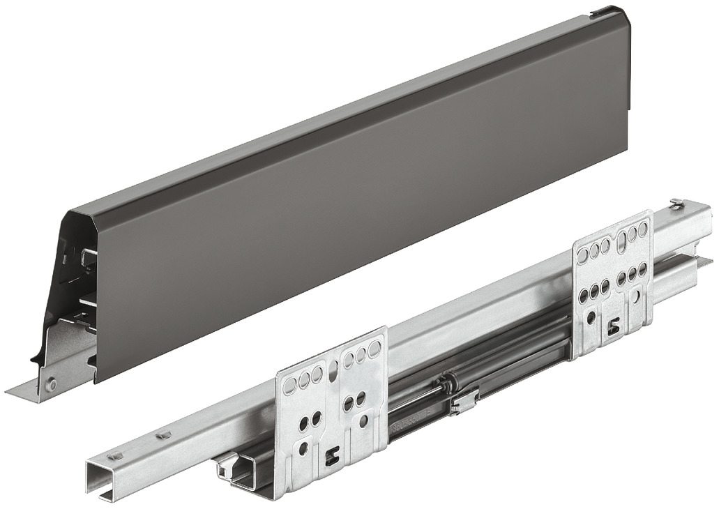 Schubkasten Garnitur hafele Matrix Box S35 zargenhohe 84.mm