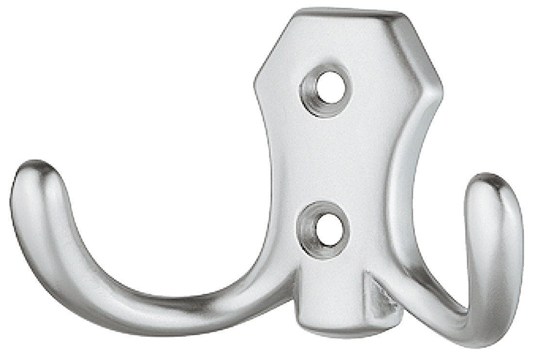 Varëse rrobash me 2 grepa , ngjyrë krom mat