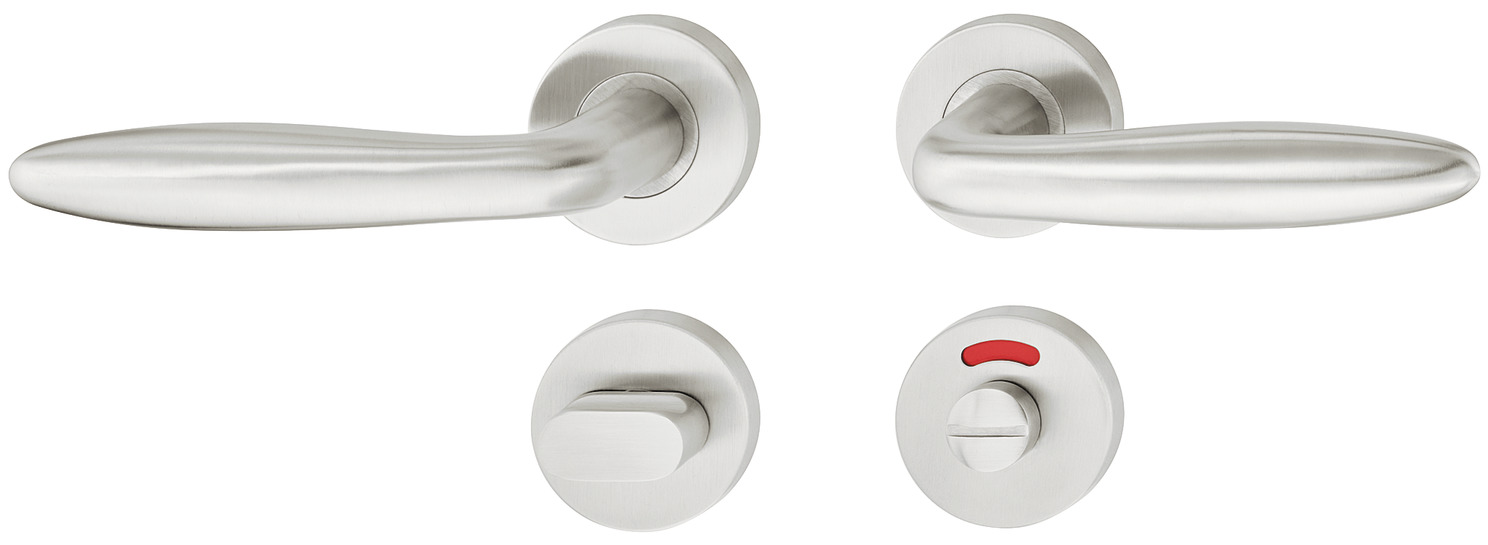 Dorezë dere , roseta për banjo , ngjyrë argjendi