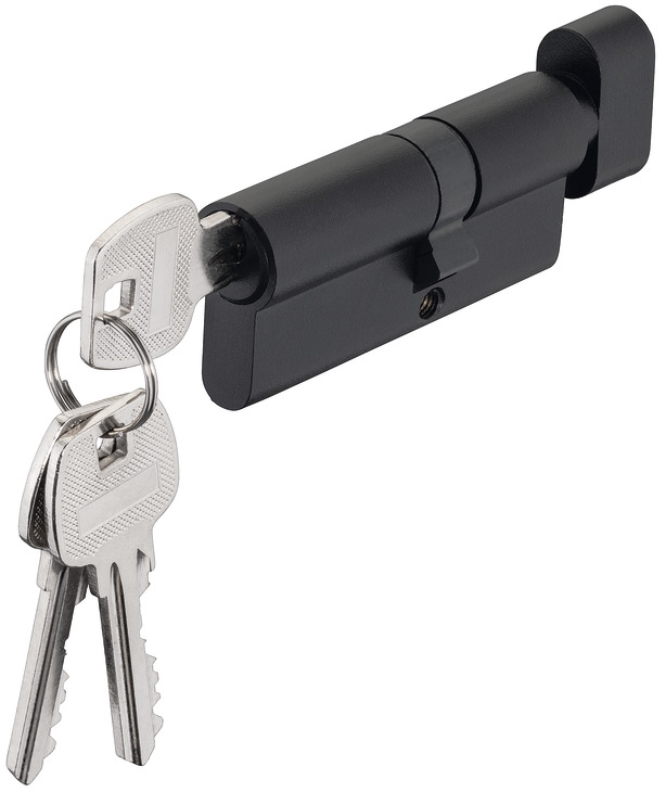 Cilindër me bosht të hollë 30/35 mm , ngjyrë e zezë