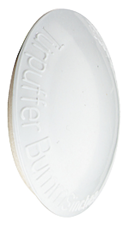 Wall dr. buffer pl. brown  40mm