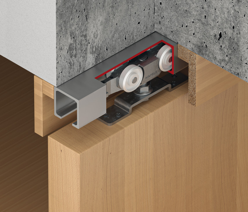 Mekanizëm rrëshqitës për derë dhome 120 kg , 120A