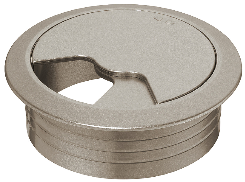 Kapakë për fshehje të kabllove 91 mm, ngjyrë INOXI