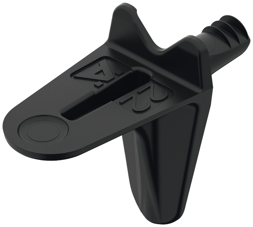 Mbajtës rafti e zezë (polica) 3 mm