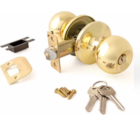 Bravë dere sistemi amerikan me çelës , ngjyrë ari