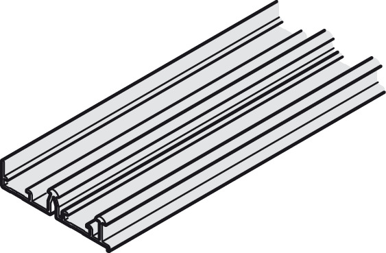 Shinë i lartë 2500 mm alumini ngjyrë argjendi