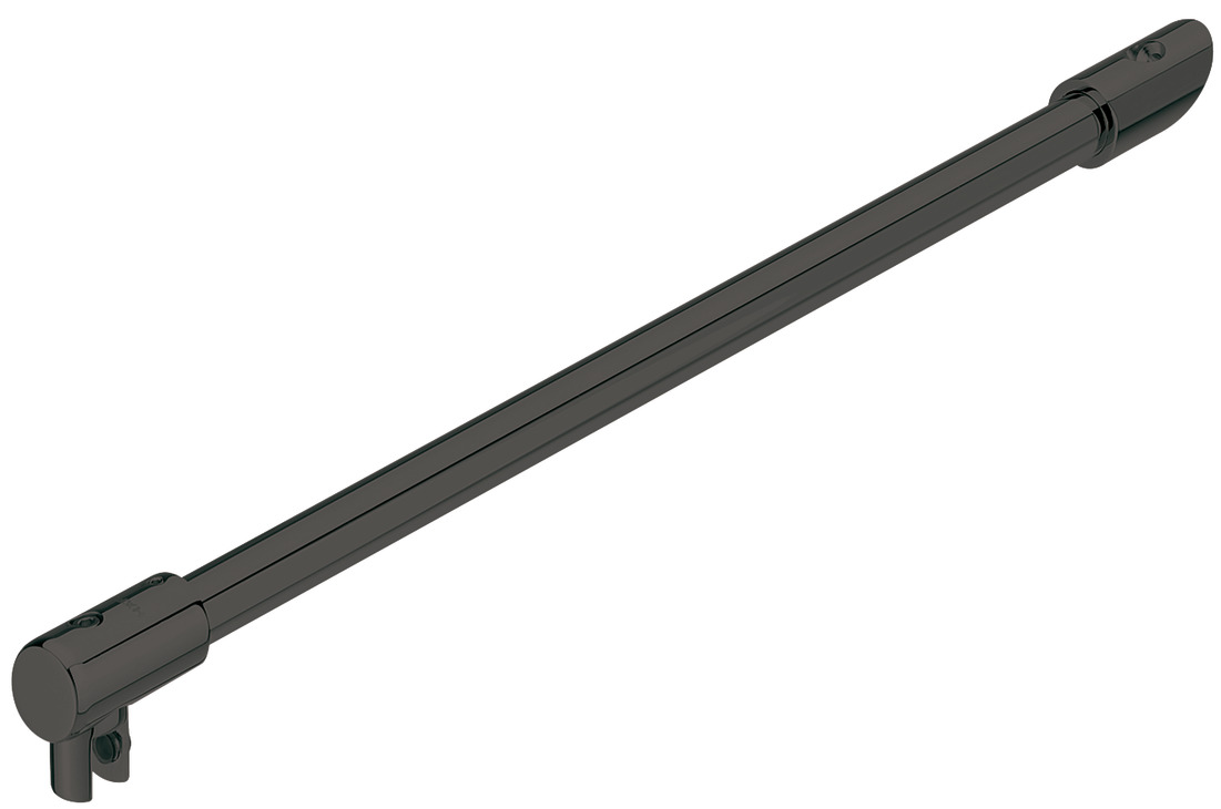 Stabilizues xhami (8-12)mm për kënd 45° krom ,material tunxhi gjatësia 400mm