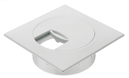 Kapakë për fshehje të kabllove 60 mm, e bardhë