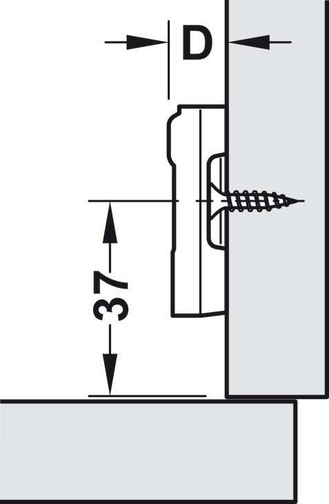Baza për bagllam metala 100 a me euro bulon