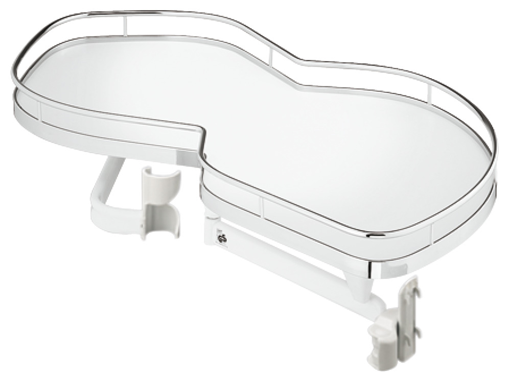 Mekanizma për kënd të verbër ,gjerësia e derës 400 mm ,ngarkesë deri 25 kg për raftë