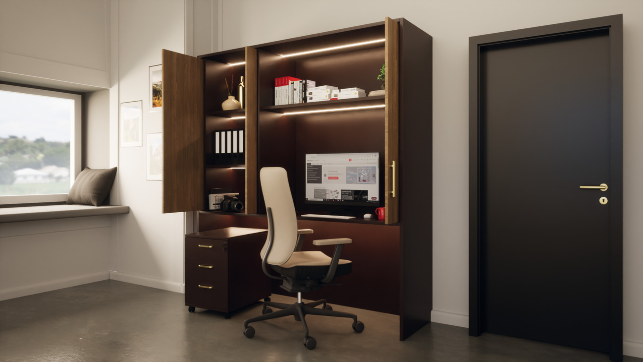 Montim Dere Rrëshqitëse me Pivot, Häfele Slido F-Park71 16B, komplet