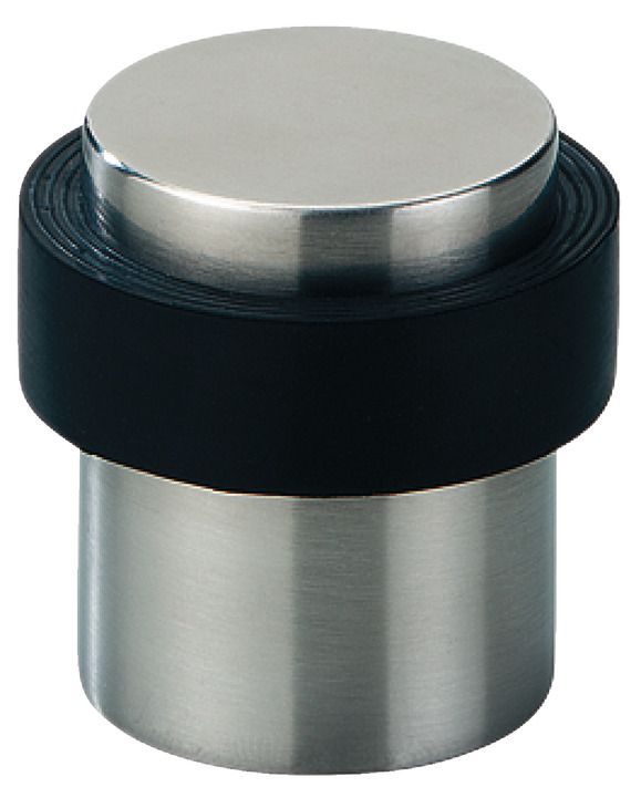 Ndalesë dere e montuar në dysheme, çelik inox saten, për fiksim me vida, Startec