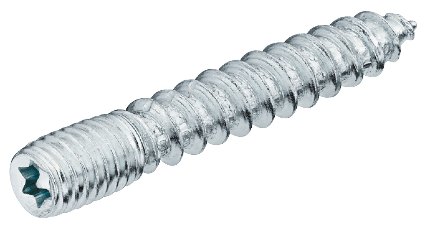 Bulona milimetrik IS15 M6 mm (dru – metal), i zinkuar