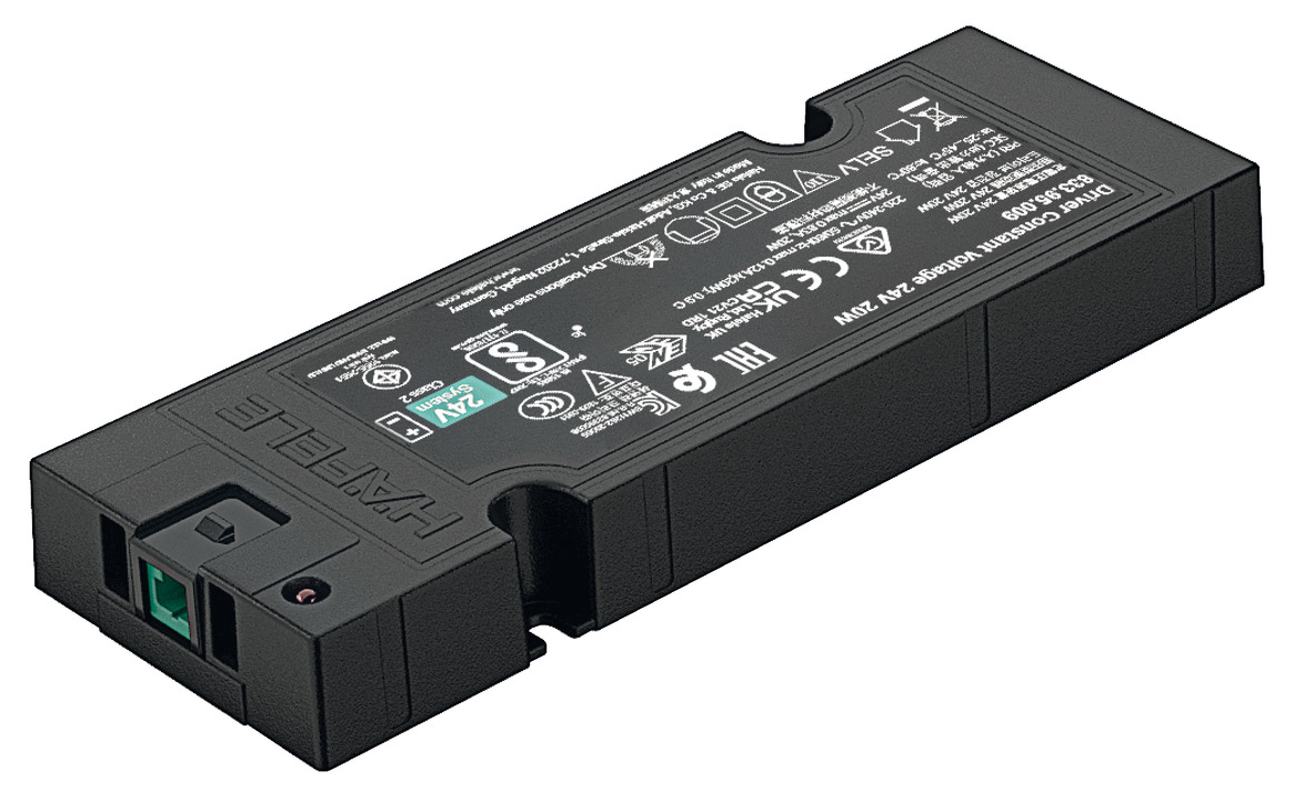 Drejtues, Häfele Loox5 24 V tension konstant