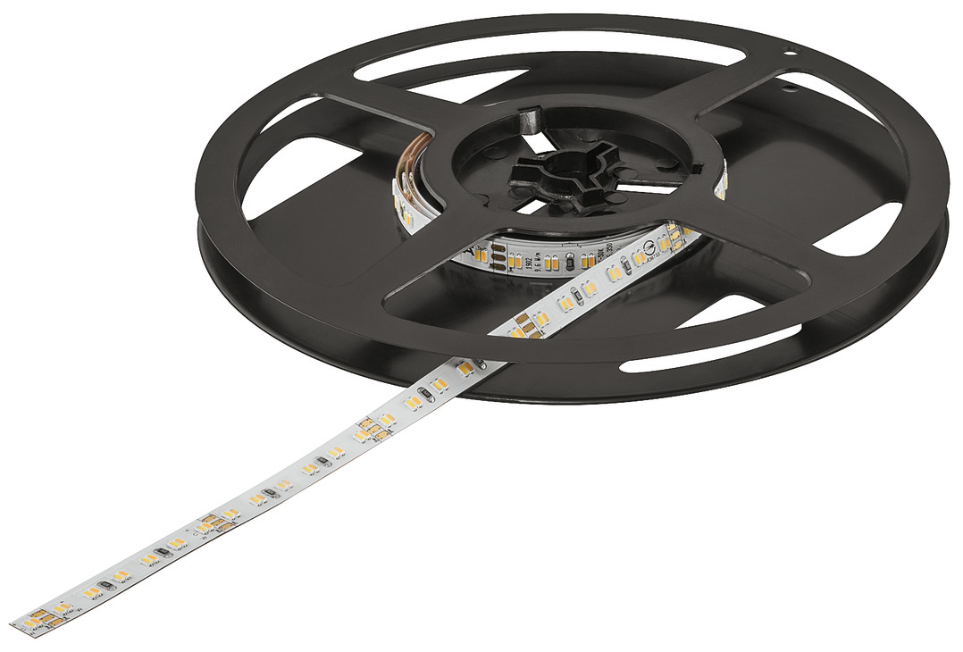 Shirit drite LED, Häfele Loox5 LED 3047 24 V 8 mm 3-pin (i bardhë i akordueshëm), 2 x 120 LED/m, 9.6 W/m, IP20