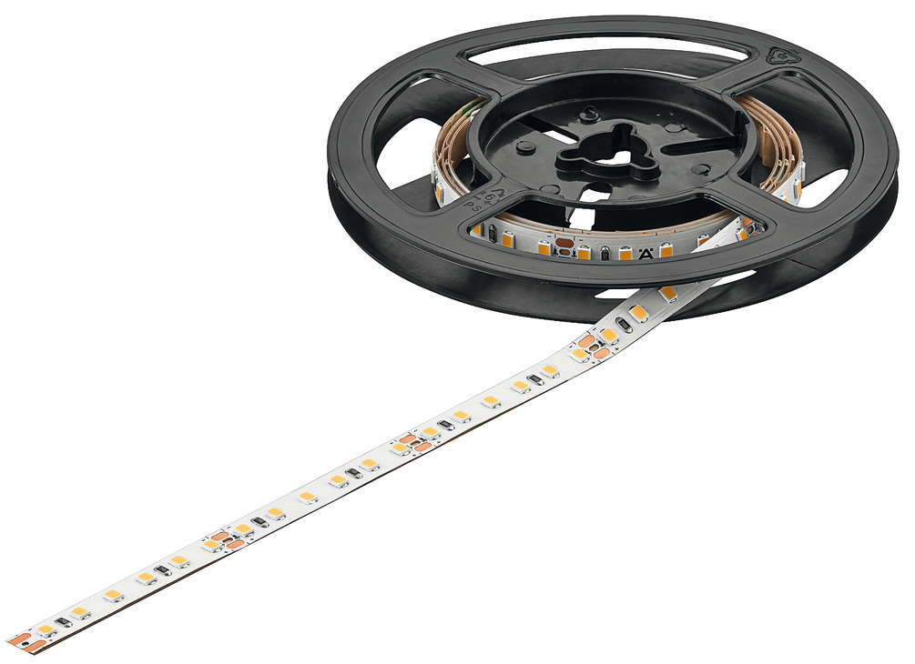 Shirit ndriçues LED, Häfele Loox5 Eco LED 3071 24 V 8 mm 2-pin (monokrom), 120 LED/m, 4.8 W/m, IP20