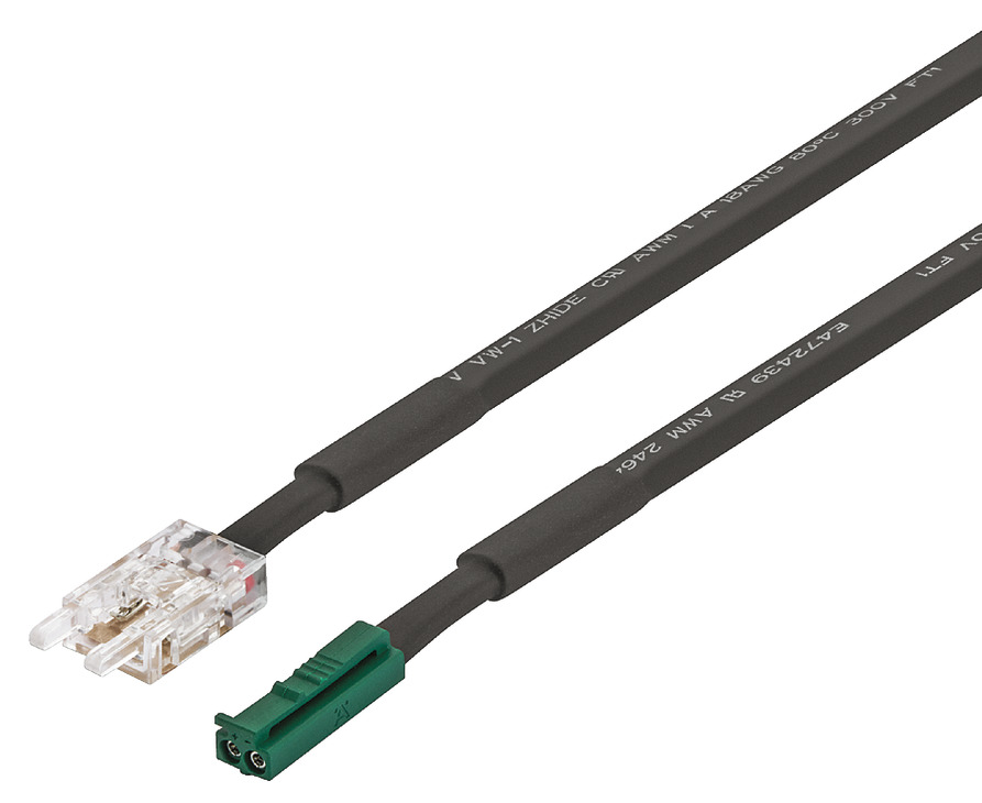 Plumb, Për Shirit Drite LED Häfele Loox5 24 V, 8 Mm, Cob 2-Kunj (Teknologji Monokrome ose e Bardhë e Akordueshme me 2 Tela)