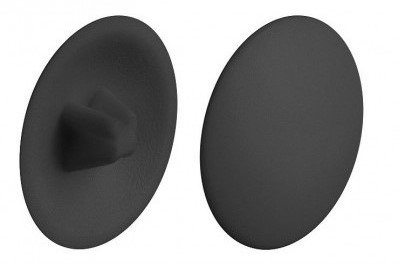 Kapak plastik 12 mm për kokën e bulonave PZ2 , e zezë (1x1000)