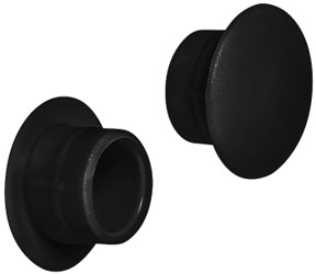 Kapak i zezë për vrimë 12 mm (1x500)