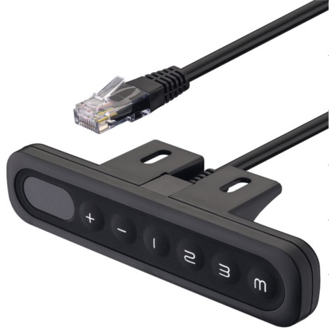 Bedienelement fut TE 301 schwarz lange breite 30 mm hohe 14 mm