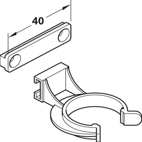 Kapëse me shpim për këmbë me papuçe, e bardhë