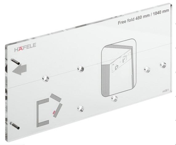 Bohrschablone Free Fold