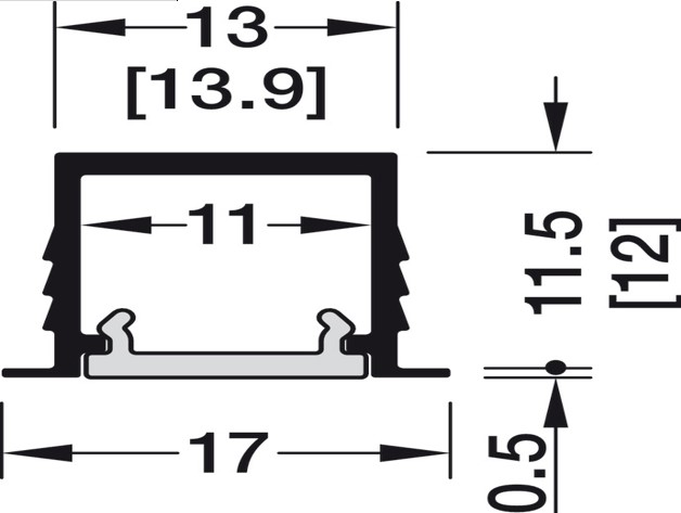 Einbauprofil-Hafele-Loox-profil-1103-fur-Led-bander-Aluminium-innenbreite-11-mm-3000-mm-3