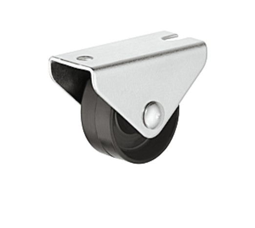 Rrotë statike prej plastike , Lartësia totale 28 mm, 20 kg