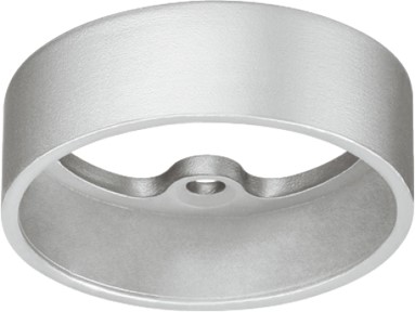 kapak për spot, për montim nën sipërfaqe, për LED 4009, rrumbullakë, nikeli i mat