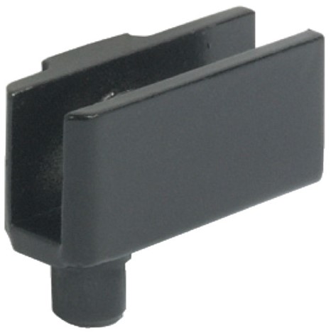 Menteshë (Bagllamë ) e zezë për derë të xhamit(34 x 16mm), këndi i hapjes 90°