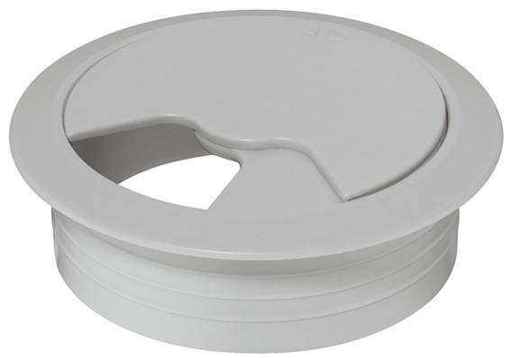 Kapakë për fshehje të kabllove 60 mm, e bardhë