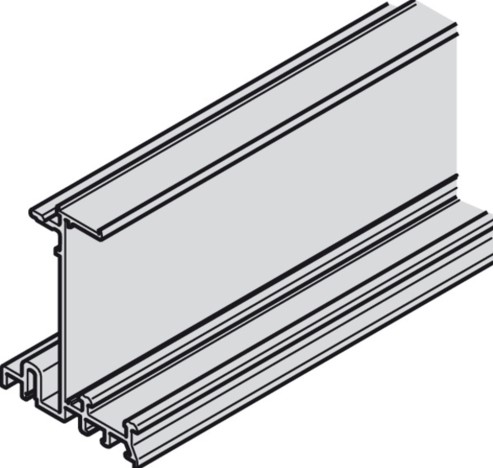 Laufschie .Alu.silbf.2500 mm