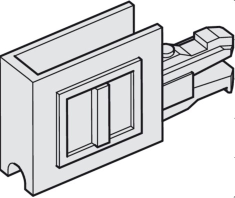 Kapak fundor me dorezë "Häfele Slido F-Line14 25A"