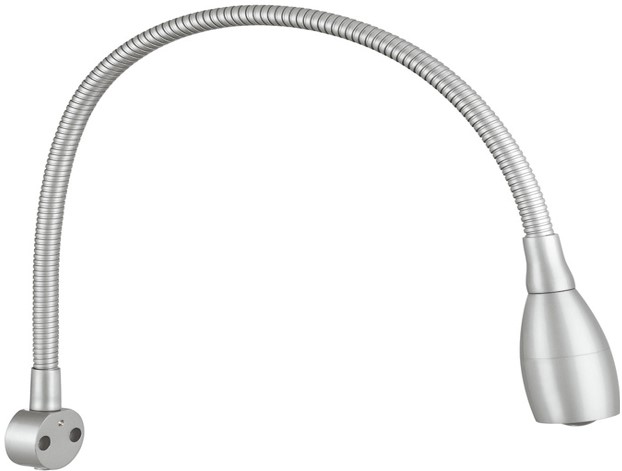 Llampa fleksibile, 12 V , 3000 K, ngjyrë argjendi , montim vertikal