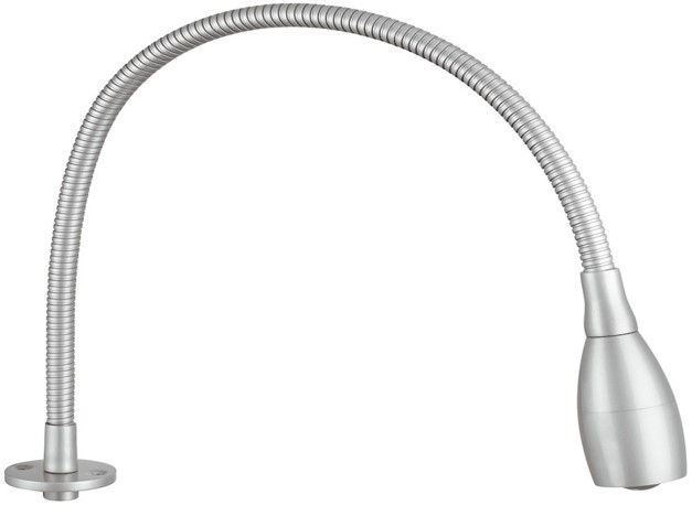 Llampa fleksibile, 12 V , 3000 K, ngjyrë argjendi , montim horizontal