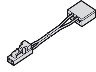 Kabllo-drejtim, për fashën LED Häfele Loox 2013, 12 V, 8 mm, 2000 mm