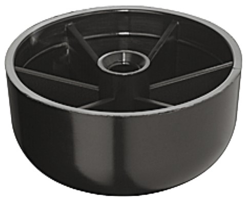 Mobelgleiter Orlita zum schrauben schwarz 20 mm durchmesser 45 mm