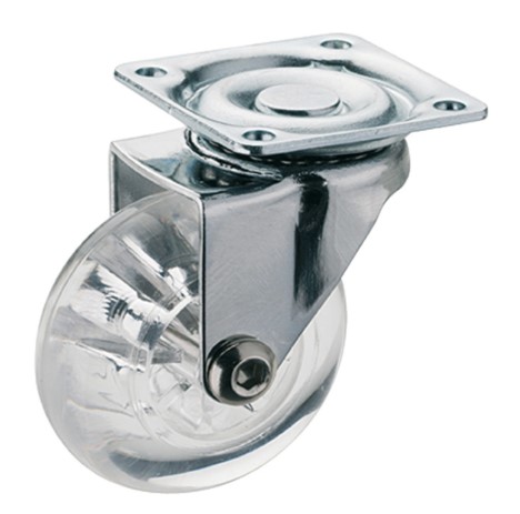 Rrotë me rrotullim të lirë prej silikoni , Lartësia totale 64 mm, 35 kg