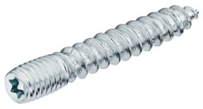 Bulona milimetrik (ylli) M6x80mm (dru – metal)(100 copë)