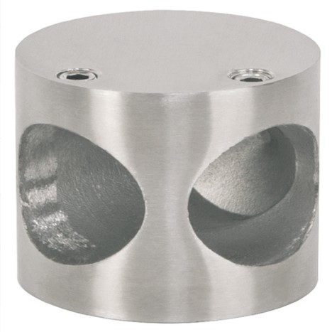 Lidhëse në kënd 90 shkall gyp-gyp (banjo publike INOX)