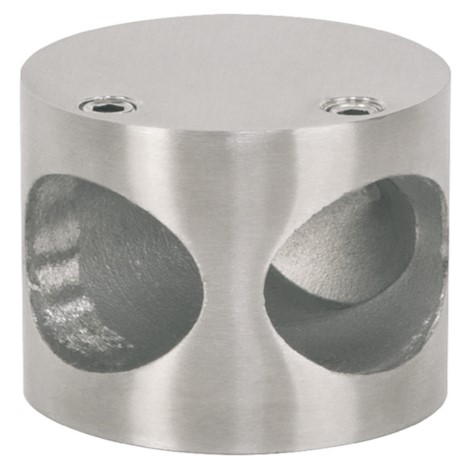 Lidhëse T në kënd 180 shkall gyp-gyp (banjo publike INOX)