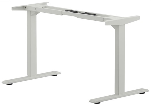 Tischegestell Hafele Officys TE301 light elektrisch vertsellbar pulverbeschichtel signalWeib