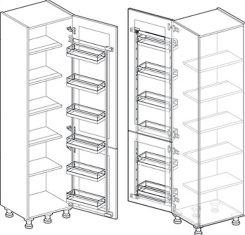 Struktura mbajtëse alumini me korpa 500/1700 mm
