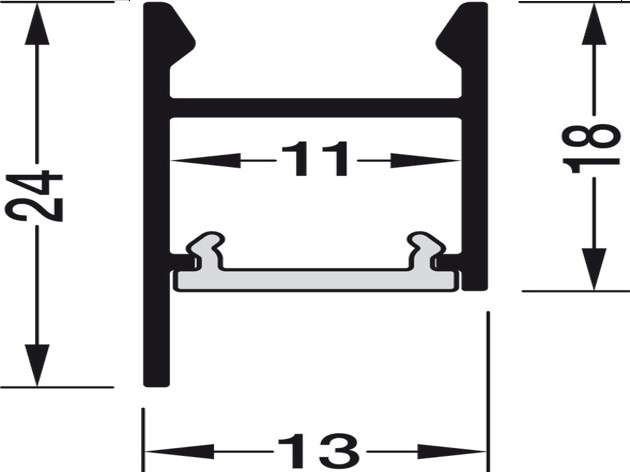 Unterbauprofil-Hafele-Loox5-Profil-2104-fur-Led-bander-Aluminium-Innenbreite-11-mm-3000-mm-3